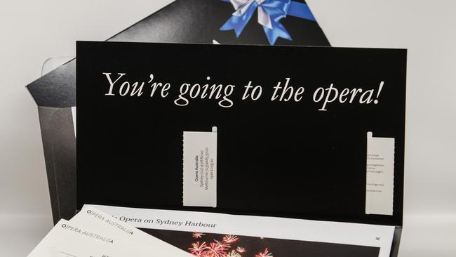 Opera Australia gift voucher.