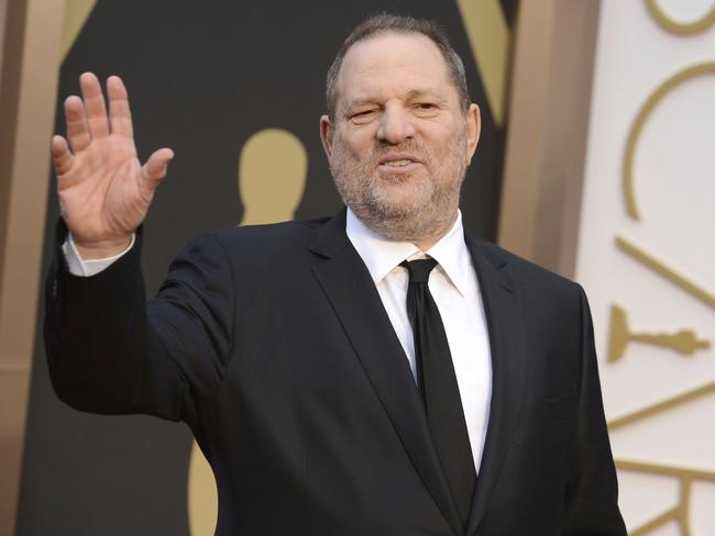 Harvey Weinstein arrives at the Oscars in Los Angeles in 2017.