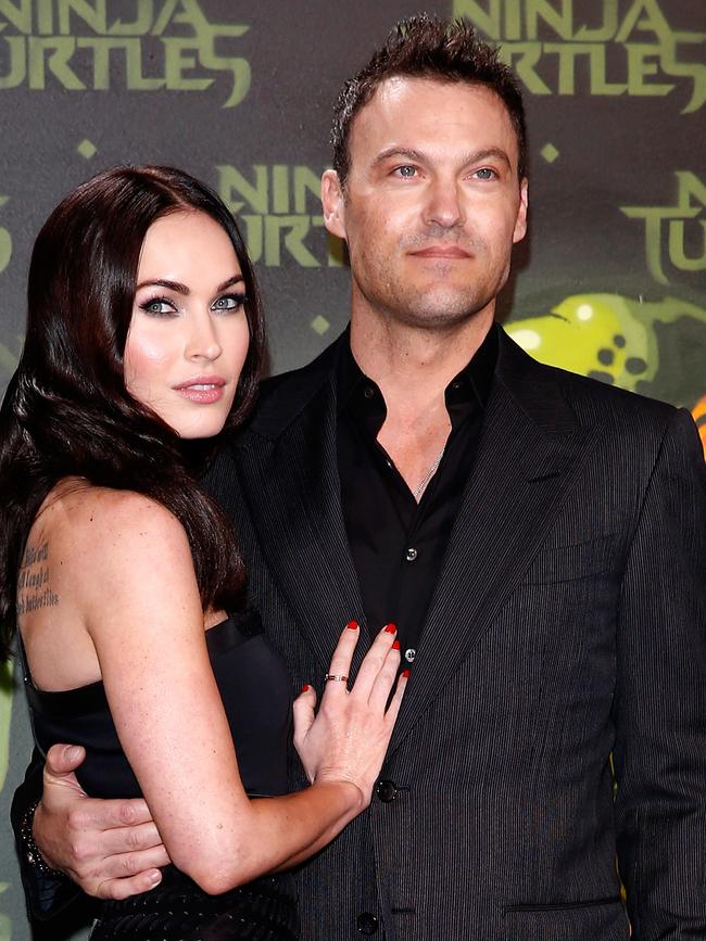 Megan Fox with Brian Austin Green. Picture: Getty