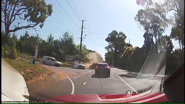 Confronting dashcam footage shows Wandin North fatal