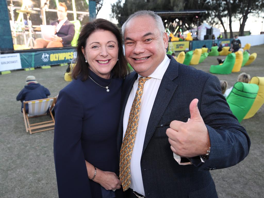 Mayor Tom Tate and wife Ruth. Picture: Glenn Hampson