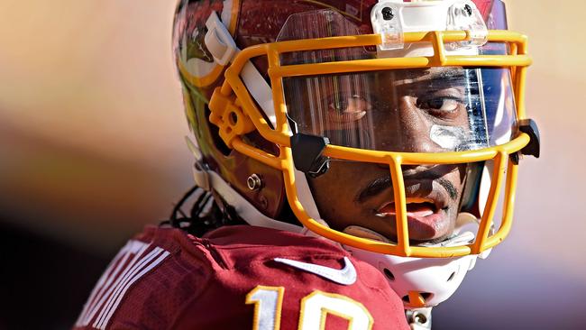 Quarterback Robert Griffin III #10 of the Washington Redskins.