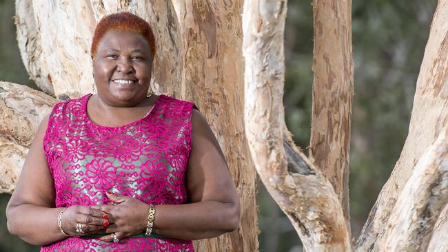 Rosemary Kariuki poses during a photo shoot in Parramatta Park at Parramatta in 2019. Picture: AAP IMAGE / Troy Snook