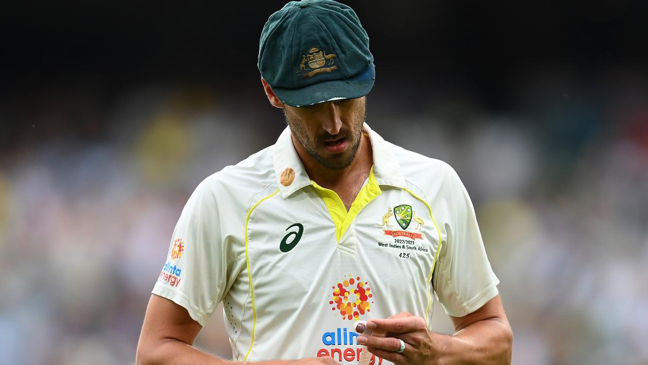 Mitch Starc is still recovering from a finger injury. (Photo by Quinn Rooney/Getty Images)