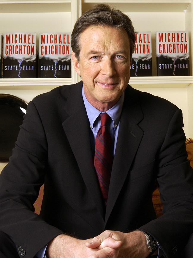 The late Michael Crichton at The Peninsula Hotel in New York in 2004. Picture: AP