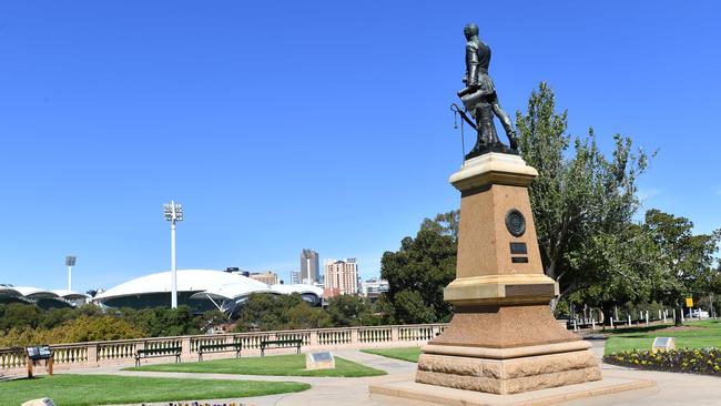 The Light's Vision statue at Montefiore Hill is one of Adelaide’s best-known landmarks. Picture: Keryn Stevens