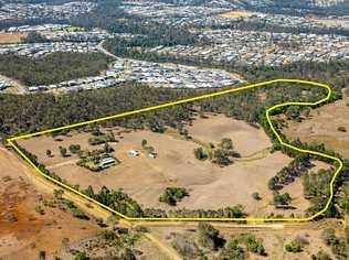 The 20.88ha block at 12 Purser Rd, Augustine Heights is on the market, set for a 200 home development. Picture: Contributed