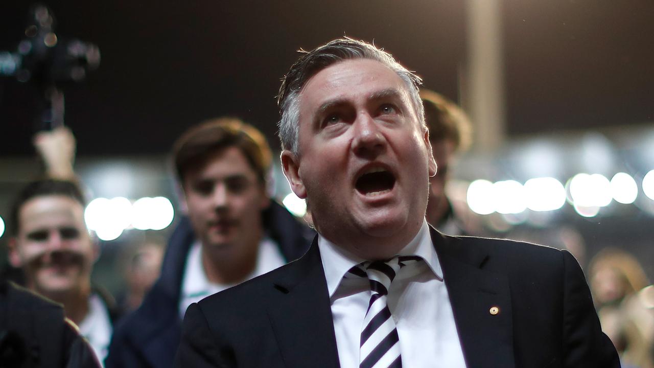 Eddie McGuire has responded to critcis of Collingwood’s trade period (Photo by Michael Willson/AFL Photos via Getty Images).