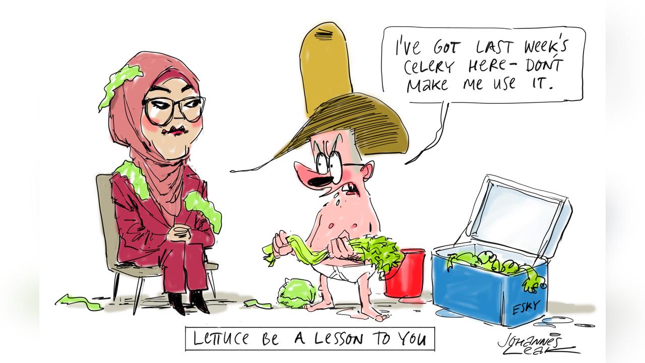 Cartoon: Johannes Leak