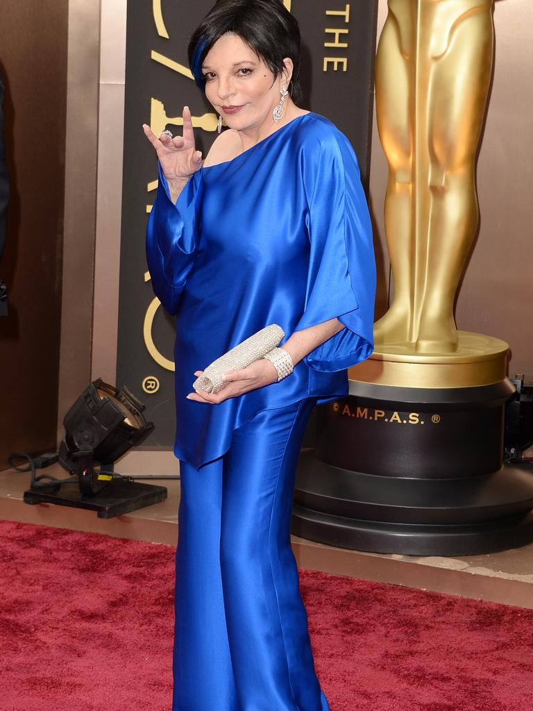 Liza Minnelli at the Oscars in 2014. Picture: Getty