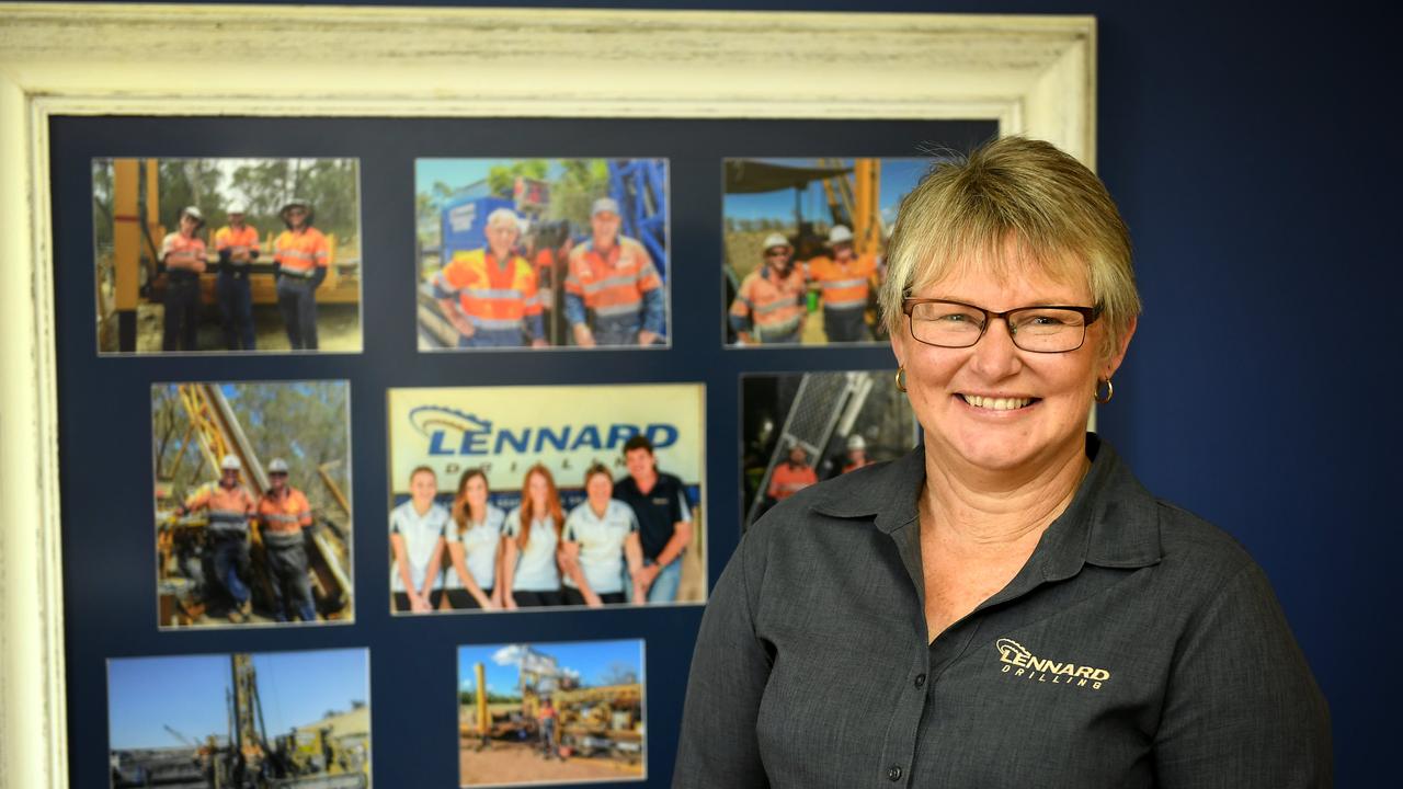 Karen Lennard from Lennard Drilling in Gympie.