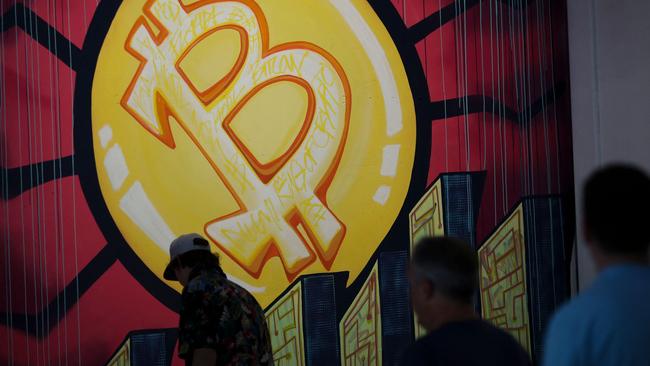 $US30,000 is a key test point for Bitcoin. Picture: AFP