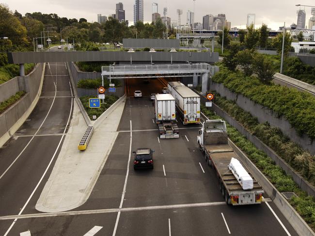 Toll pricing on different sections of CityLink reflects the ‘complexity of the original construction’ particularly the Burnley and Domain tunnels and elevated roads on CityLink Monash. Picture: Supplied