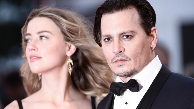 Amber Heard and Johnny Depp were married for two years. Picture: Ian Gavan/Getty Images