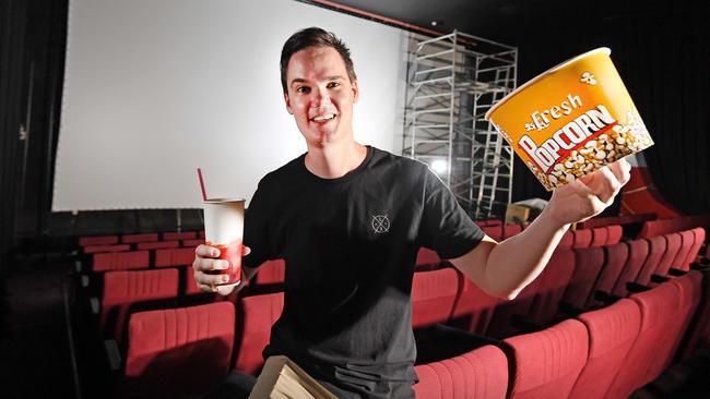 Strand Cinema Caloundra will be back in operation on November 24 with new owner Luke Warburton. Picture: Patrick Woods