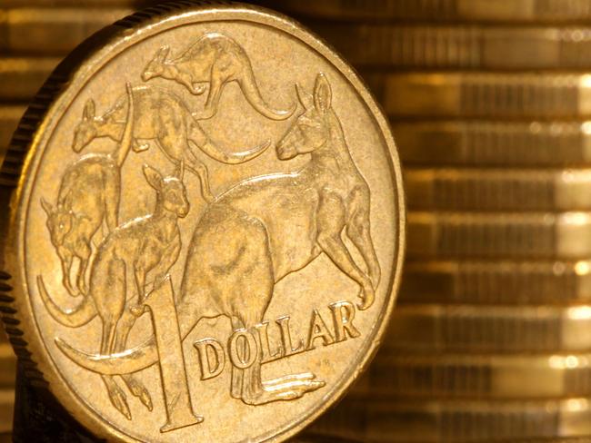 Australian one dollar coins