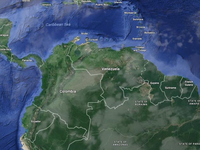 Venezuela on Google Maps