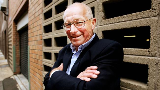 Former police detective Roger Rogerson pictured in his old turf of Surry Hills in Sydney. Picture: Sam Mooy