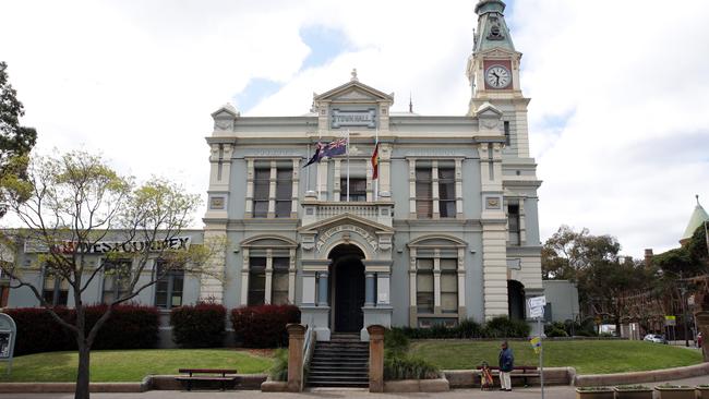 Leichhardt Town Hall. Picture: Craig Wilson