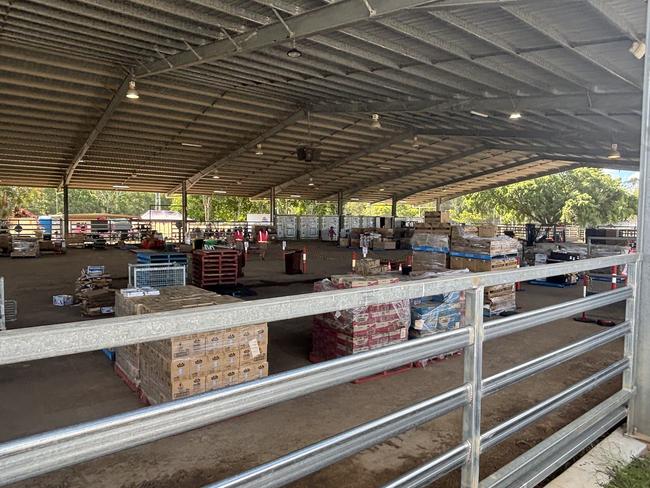 Some of the food stocks at the Jamboree.