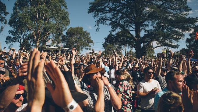 Meredith Music Festival 2015. The crowd, far from clapped out.
