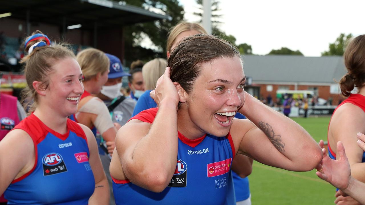 Ellie Blackburn also works in football. Picture: Getty Images