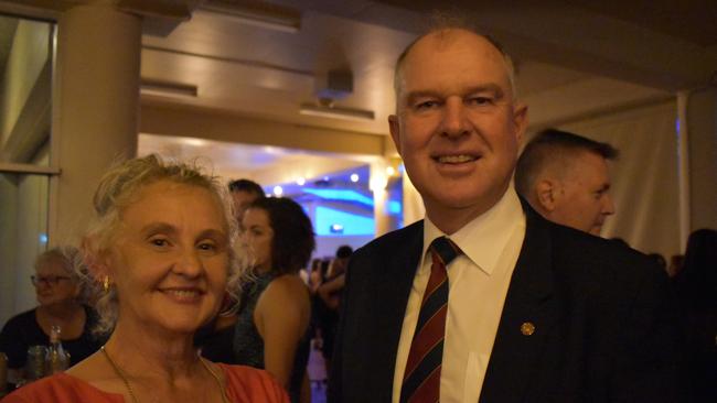 Donna Reardon and Tony Perrett at the Gympie Business Awards 2022.