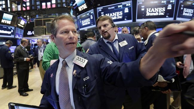 The Dow Jones Industrial index plunged 394.46 points, or 2.1 per cent, to 18085.45.