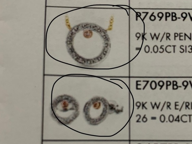 the jewelry stolen from the property at Leslie Dam (Photo: Queensland Police Service)