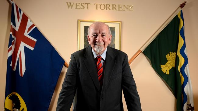 West Torrens Mayor John Trainer. Picture: Campbell Brodie