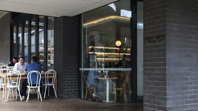 A photo of outdoor dining in St Leonards.