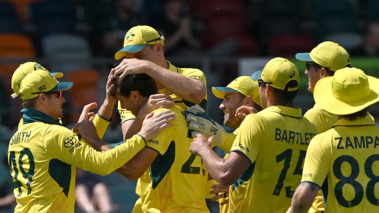 Won’t be forgetting that wicket any time soon. Photo by Saeed KHAN / AFP