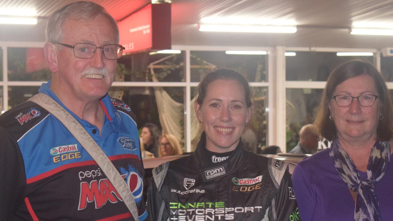 Wheels on Mary May 21, 2021 in Gympie - Bradley and Cheryl with Erin Kelly (middle). Pictures: Josh Preston