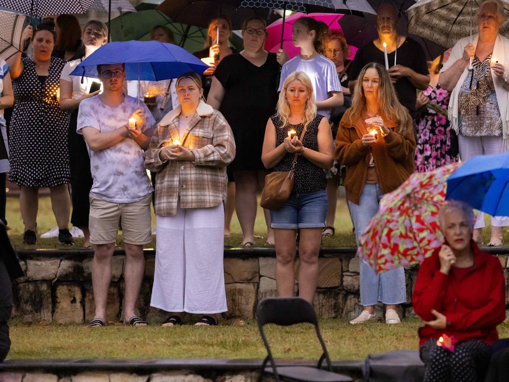 Candlelight vigil to celebrate the life of Emma Lovell. Picture: Richard Walker