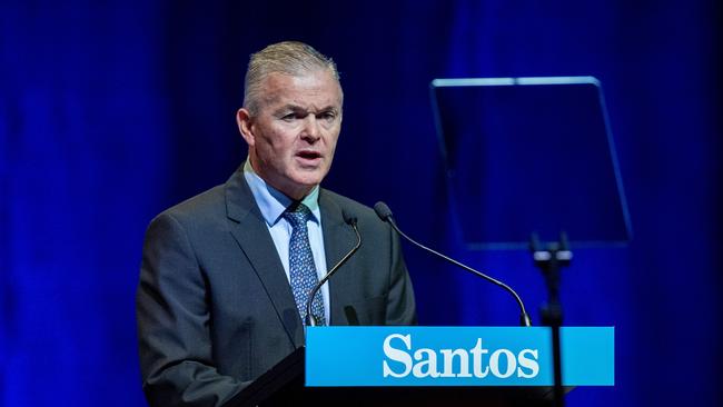 Santos chief executive Kevin Gallagher. Picture: Mark Brake