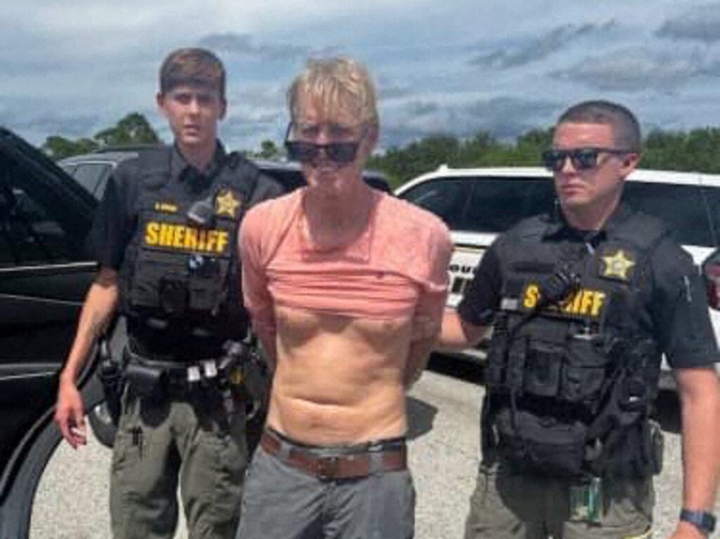 Ryan Wesley Routh following his arrest in Martin County. Picture: Supplied