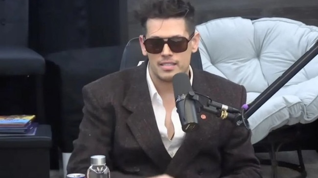 Commentator Milo Yiannopoulos has also reappeared and is now with West. Picture: Timcast.