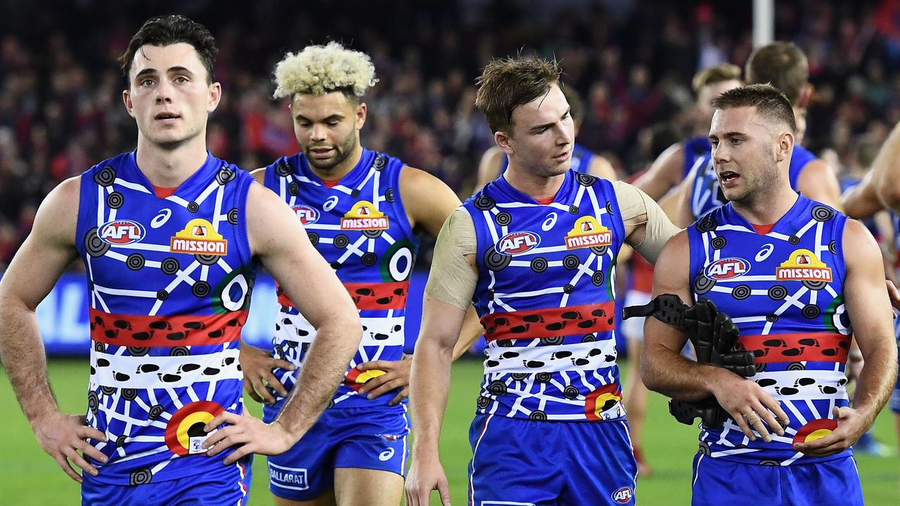 The Western Bulldogs look set to miss finals. Photo: Quinn Rooney/Getty Images