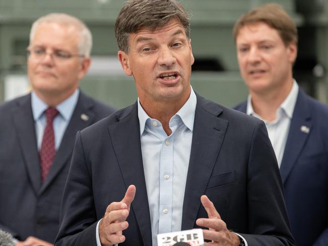 Energy Minister Angus Taylor turned down the invitation to debate Chris Bowen. Picture: Jason Edwards