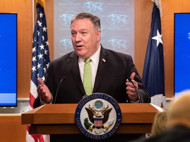 US Secretary of State Mike Pompeo. Picture: AFP