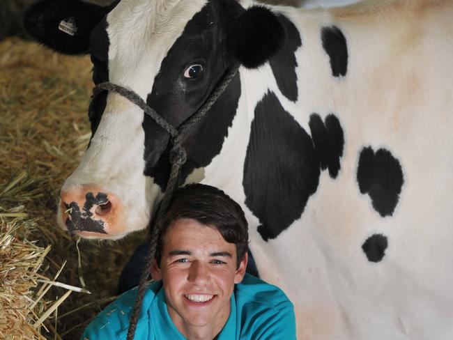 Marty Hore grew up on a dairy farm near Bendigo. Picture: Zoe Phillips