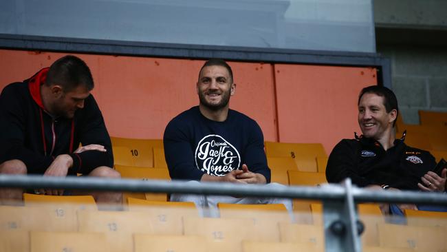 Robbie Farah watched training from the grandstand during the week. Picture: Tim Hunter