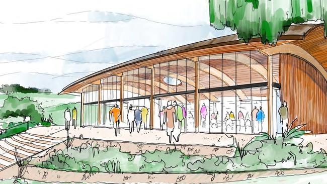 The plans have been submitted for approval at the Oakbank winery. Picture: supplied