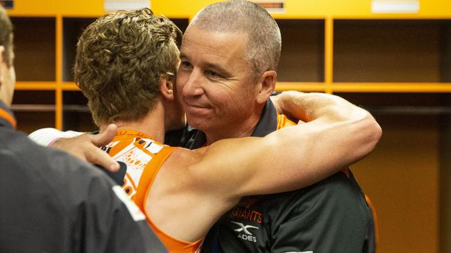 Former Australian Test cricketer Gavin Robertson is a long-time GWS employee. Pic: @GWSGIANTS