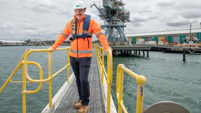 GeelongPort chief executive Brett Winter: ‘We’re looking to be ready by early 2029.’ Picture: Brad Fleet