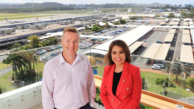 Destination Gold Coast chief executive Patricia O'Callaghan Chris Mills. Photo: Scott Powick