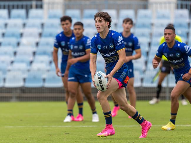 Lincoln Fletcher and the Eels snatched a late draw in Harold Matthews. Picture: Adam Wrightson Photography