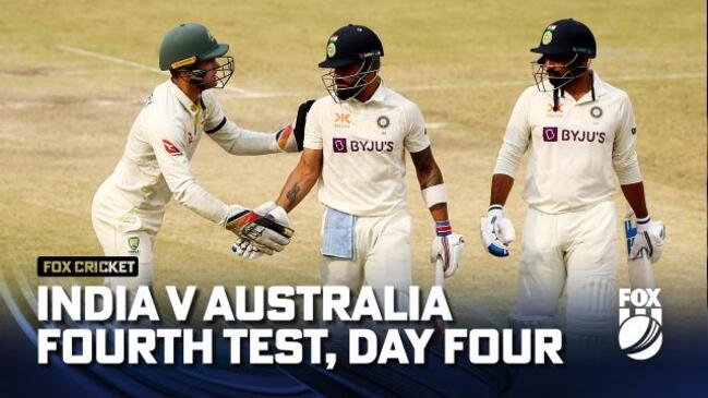 India v Australia: 4th Test, Day 4 highlights