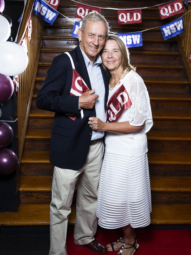 State of Origin: The Musical! Premiere, Princess Theatre Woolloongabba. Terry and Libby Powell. 30.11.2019 - Picture: Renae Droop/RDW Photography