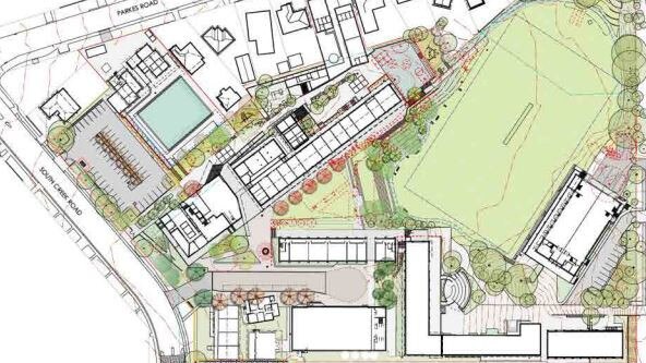 A site plan of the proposed $14.7 million upgrade to Pittwater House School at Collaroy. Picture: Supplied